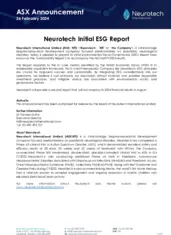 Neurotech International Limited